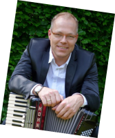 Akkordeonspieler Olaf Wittelmann